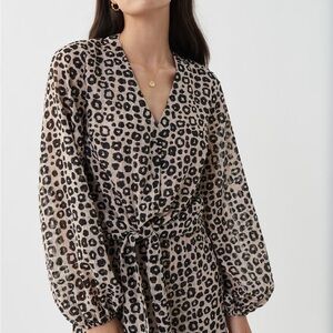 Joseph Ribkoff Leopard Print Blouse